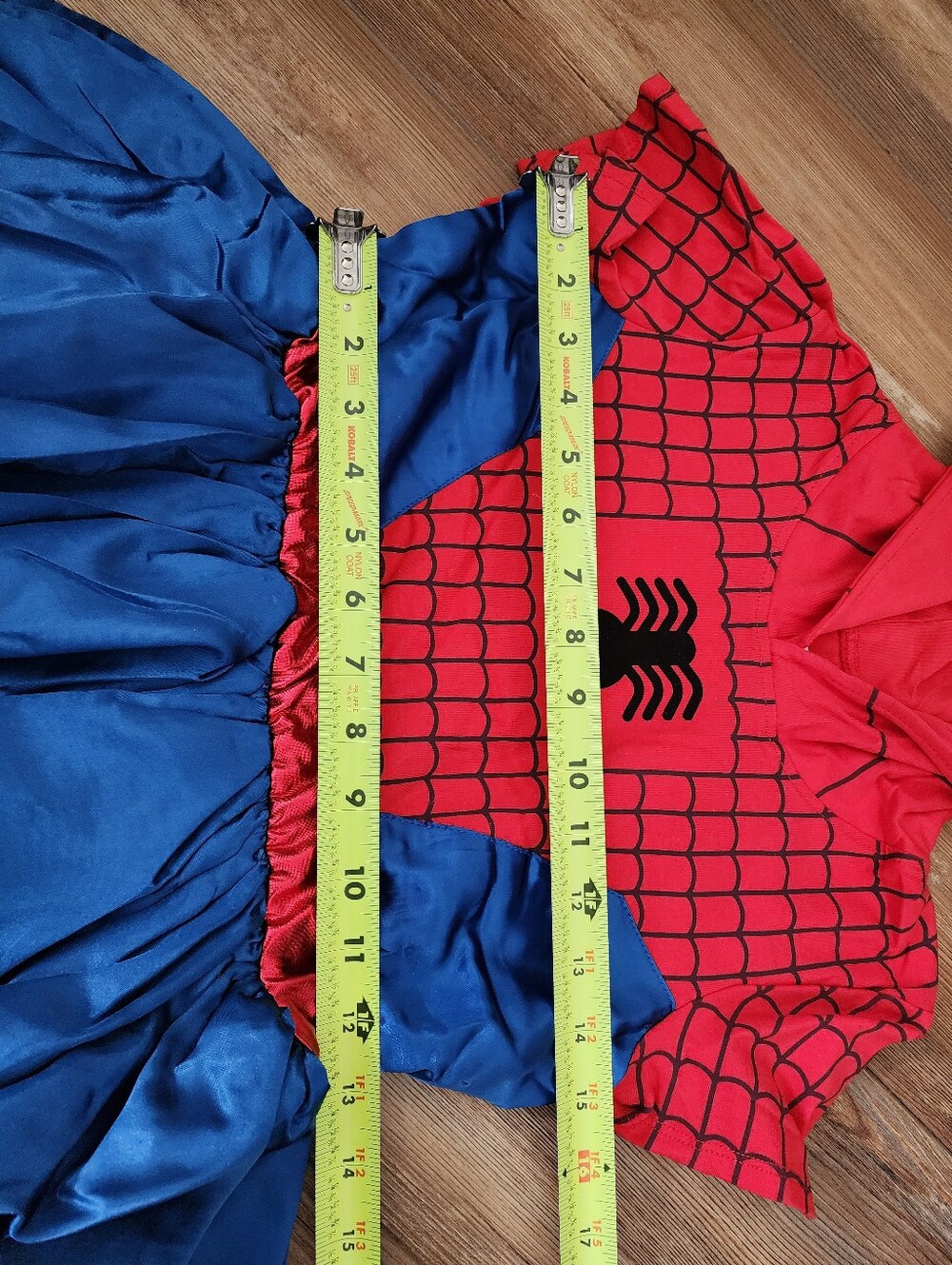 Girls Spiderman Dress XXL Costume Marvel NEW - Picture 5 of 10